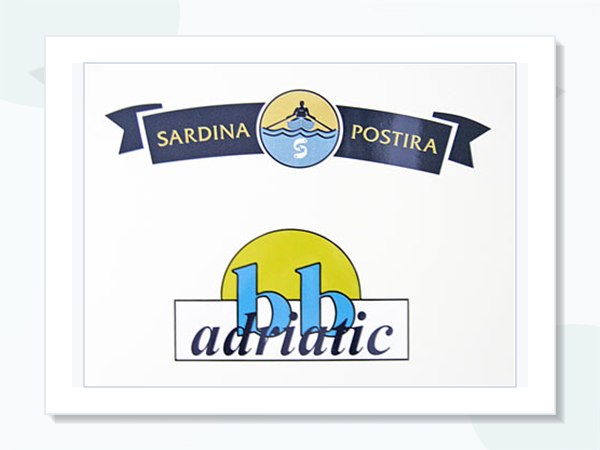 Kolor naljepnice izrezane po konturi